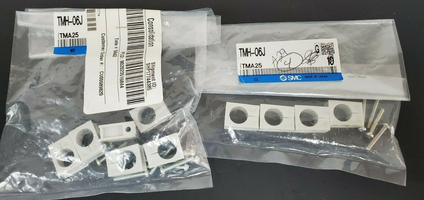 LOT OF 10 NEW SMC TMH-06J INLINE FLOW CONTROL HOLDERS TMA25 6J TMH06J