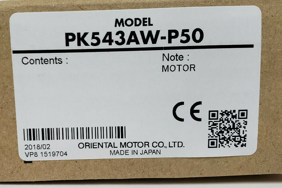 NIB ORIENTAL MOTOR RK543AA-P50 MICROSTEPPER KIT RKD507-A / PK543AW-P50