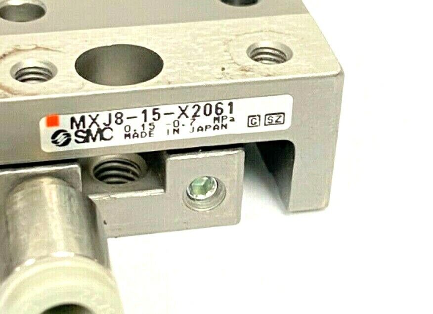 SMC MXJ8-15-X2061 PRECISION AIR SLIDE TABLE 0.15-0.7 MPa MXJ815X2061