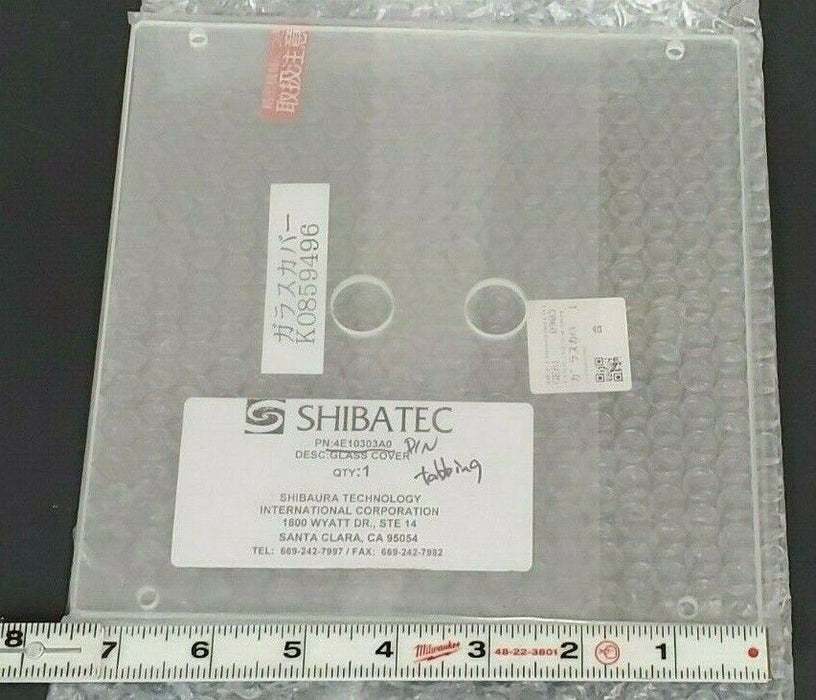 NEW SHIBATEC / SHIBAURA 4E10303A0 GLASS COVER K0859496