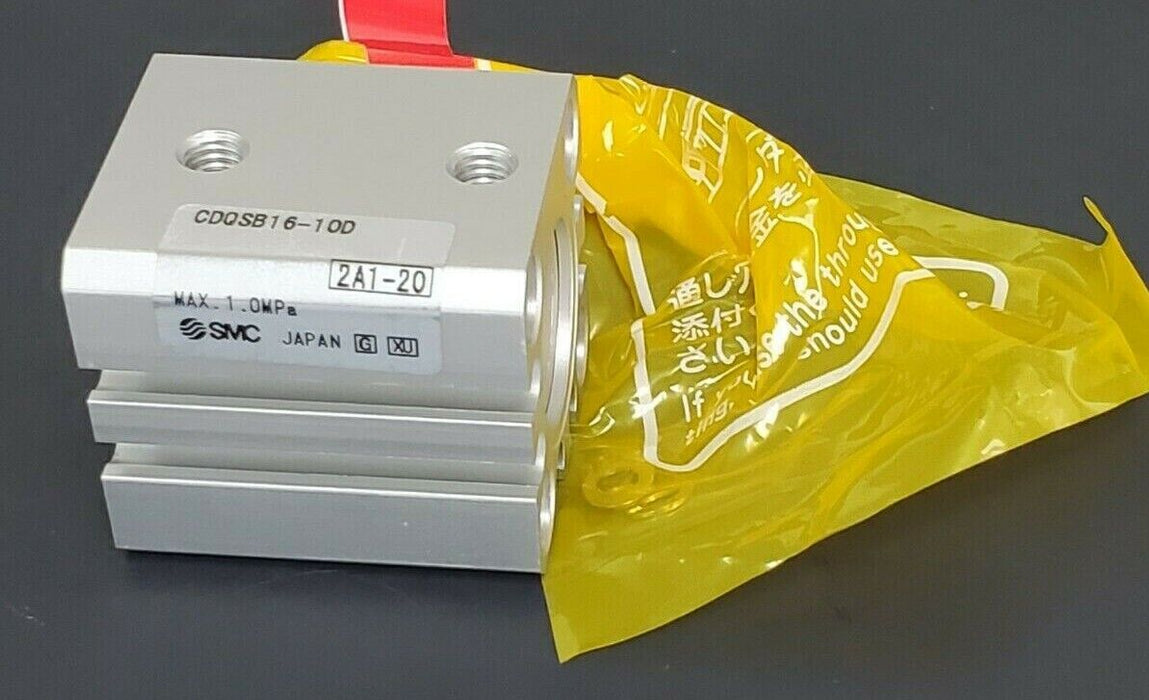 NEW SMC CDQSB16-10D COMPACT AIR CYLINDER CDQSB1610D MAX. 1.0MPa