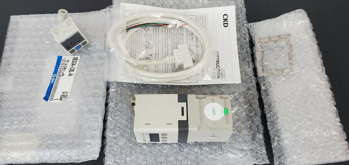 NIB CKD EVD-1500-208SN-C1L1-3 DIGITAL ELECTRO PNEUMATIC REGULATOR ISE30A-C6L-N