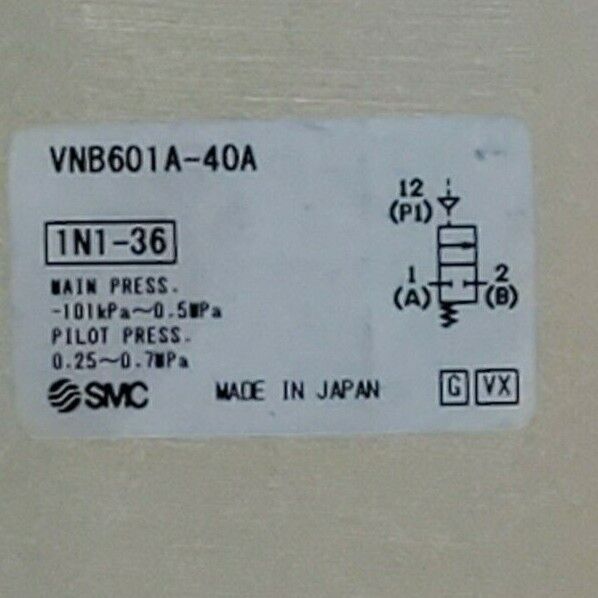 NEW SMC VNB601A-40A AIR PILOTED VALVE VNB601A40A