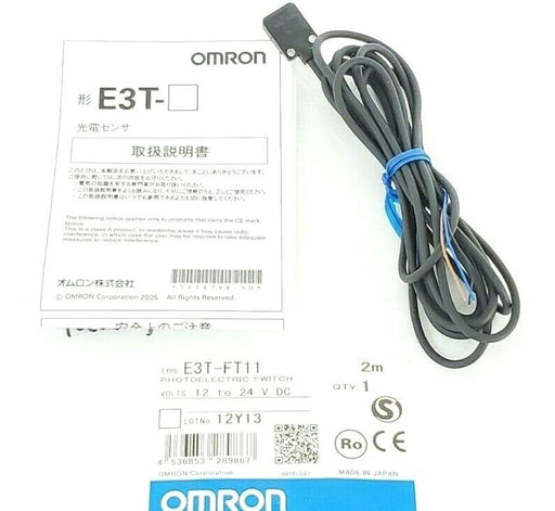 NEW OMRON E3T-FT11 PHOTOELECTRIC SWITCH 2M 12-24VDC E3TFT11