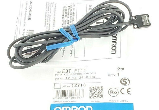 NEW OMRON E3T-FT11 PHOTOELECTRIC SWITCH 2M 12-24VDC E3TFT11