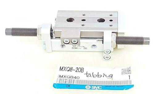 NEW SMC MXQB-208 SLIDE TABLE SHOCK ABSORBERS BOTH ENDS 8MM BORE 20MM STROKE