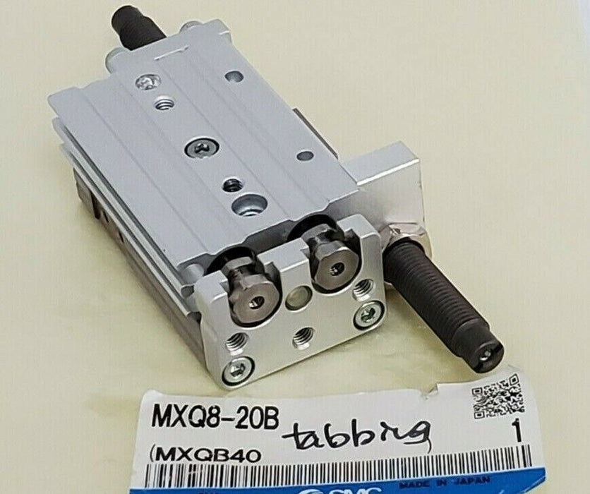 NEW SMC MXQB-208 SLIDE TABLE SHOCK ABSORBERS BOTH ENDS 8MM BORE 20MM STROKE
