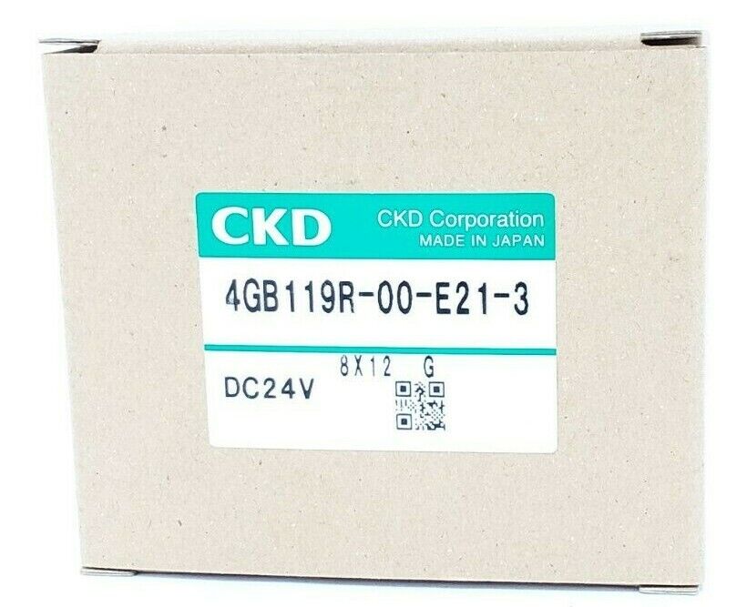 NIB CKD CORP. 4GB119R-00-E21-3 PNEUMATIC VALVE 4GB119R00E213