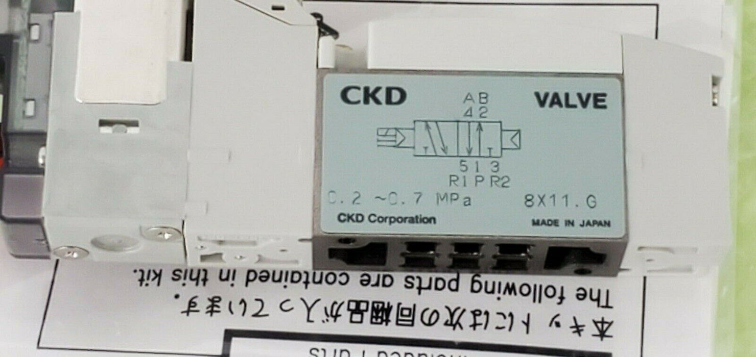 NIB CKD CORP. 4GB119R-00-E21-3 PNEUMATIC VALVE 4GB119R00E213