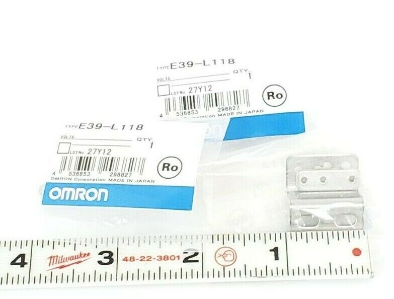LOT OF 3 OMRON E39-L118 PROTECTIVE BRACKETS E39L118