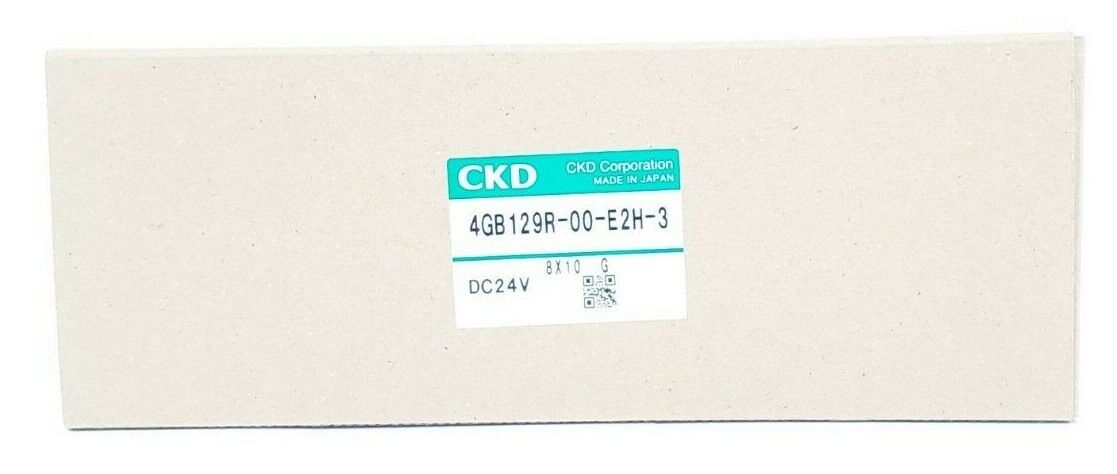 NIB CKD 4GB129R-00-E2H-3 DISCRETE VALVE 4G SERIES DC24V, 4GB129R00E2H3