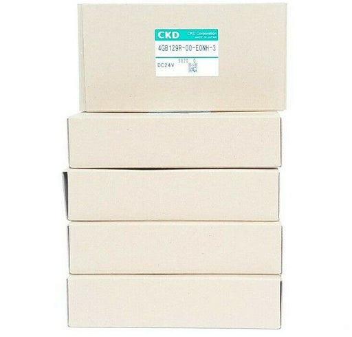 LOT OF 5 NIB CKD 4GB129R-00-E0NH-3 PILOT CONTROL VALVES DC24V 4GB129R00E0NH3