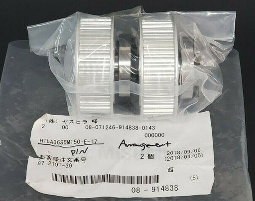 LOT OF 2 NEW MISUMI HTLA3S5M150-E-17 TIMING PULLIES HTLA3S5M150E17