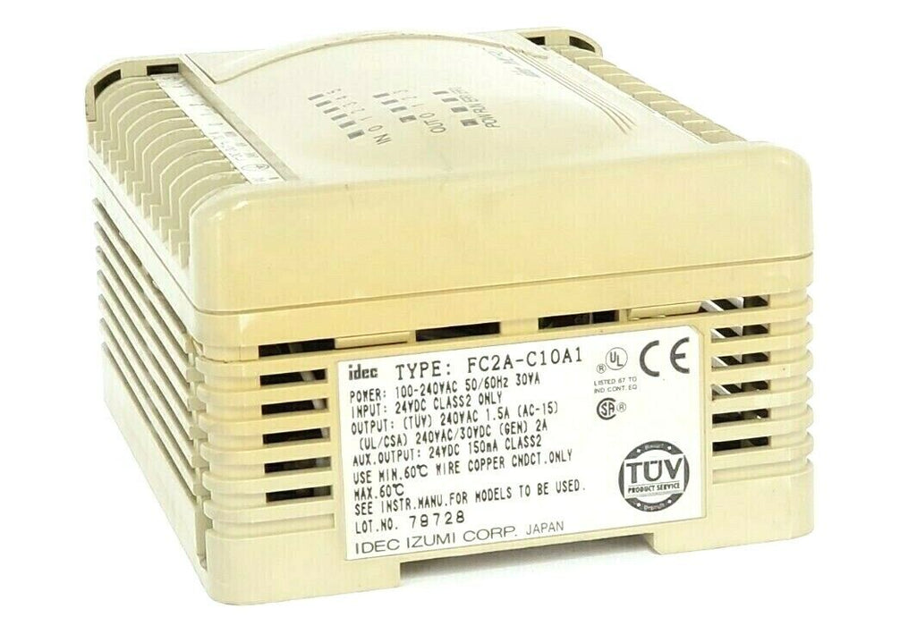 IDEC FC2A-C10A1 PROGRAMMABLE LOGIC CONTROLLER MICRO3 PLC FC2AC10A1