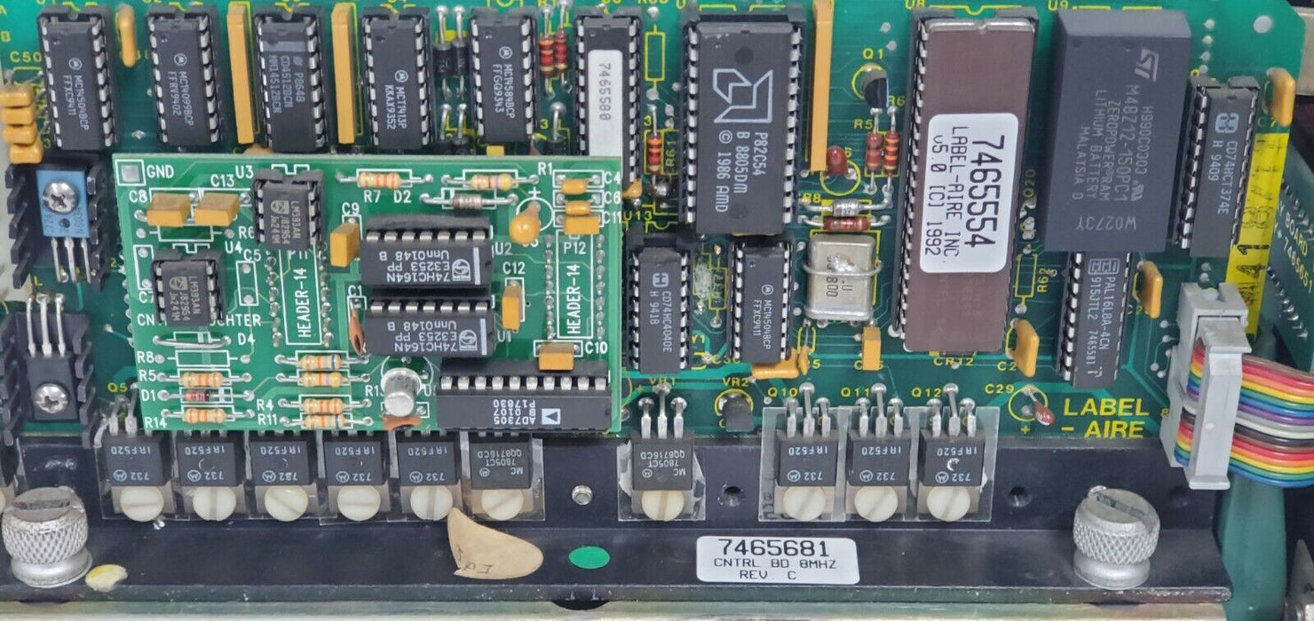 LABEL-AIRE 74-612-91 CONTROLLER W/ 74-656-81 MICRO CONTROL BOARD