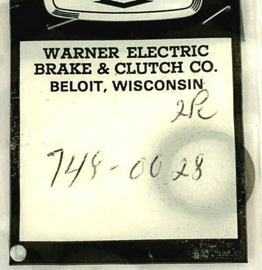 LOT OF 2 NEW WARNER ELECTRIC 748-0028 RETAINER RINGS 7480028