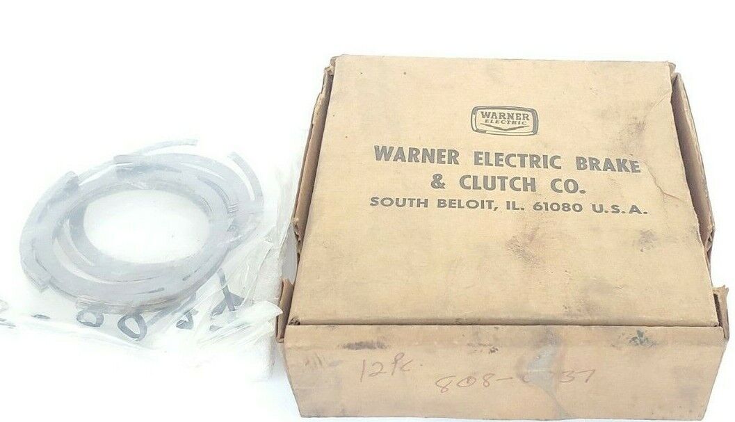 LOT OF 12 NEW WARNER ELECTRIC 808-0037 RETAINER RINGS 8080037