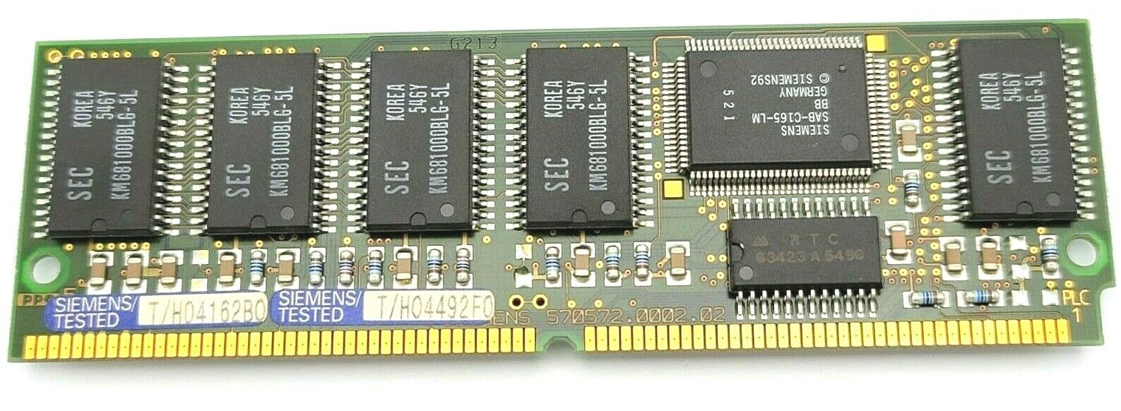 SIEMENS 570572.9101.02 PLC BOARD MODULE 570572.0002.02