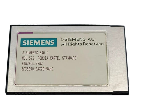 SIEMENS 6FC5250-3AX20-5AH0 MEMORY CARD SINUMERIK 840D NCU572, 6FC52503AX205AH0