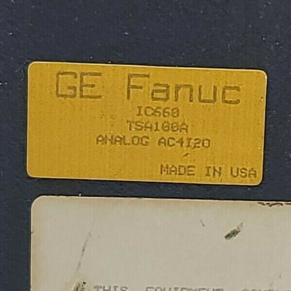 GE FANUC IC660TSA100A TERMINAL ASSEM. W/ IC660EBA100A I/O BLOCK