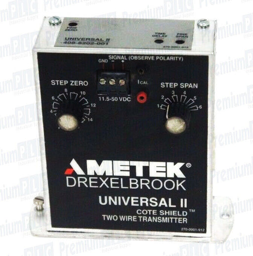 AMETEK DREXELBROOK 408-8202-001 UNIVERSAL II LEVEL TRANSMITTER 408-8200