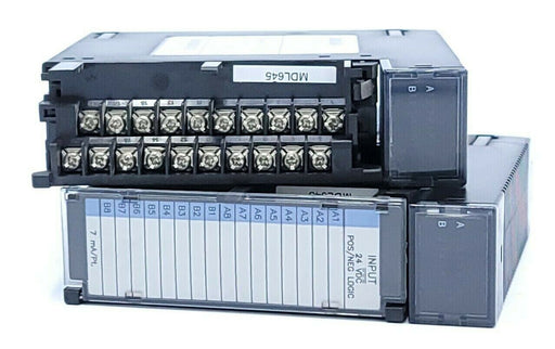 LOT OF 2 GE FANUC IC693MDL645E INPUT MODULES 24VDC 16PT POS/NEG/ LOGIC