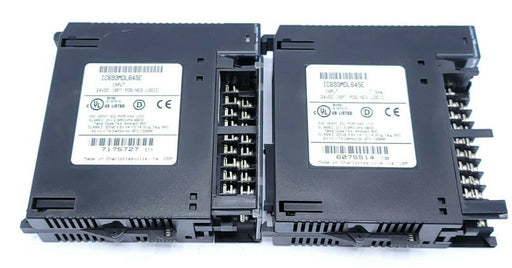 LOT OF 2 GE FANUC IC693MDL645E INPUT MODULES 24VDC 16PT POS/NEG/ LOGIC