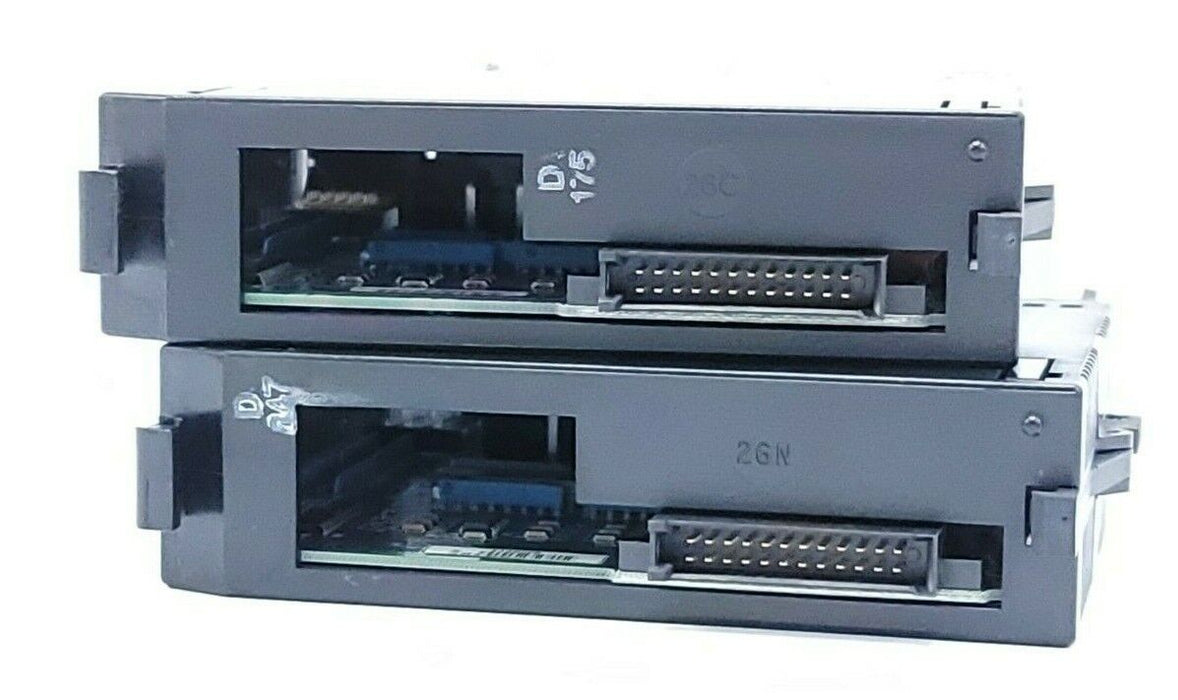 LOT OF 2 GE FANUC IC693MDL645E INPUT MODULES 24VDC 16PT POS/NEG/ LOGIC