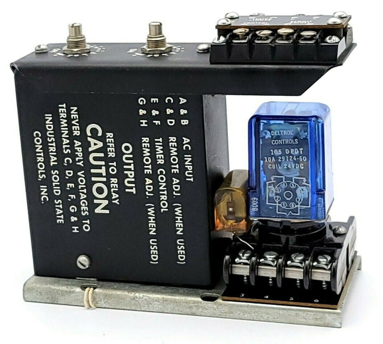 ISSC 1060-1-D-D-2-B TIMER RELAY 10601DD2B REPEAT CYCLE .06-1.0 SEC.