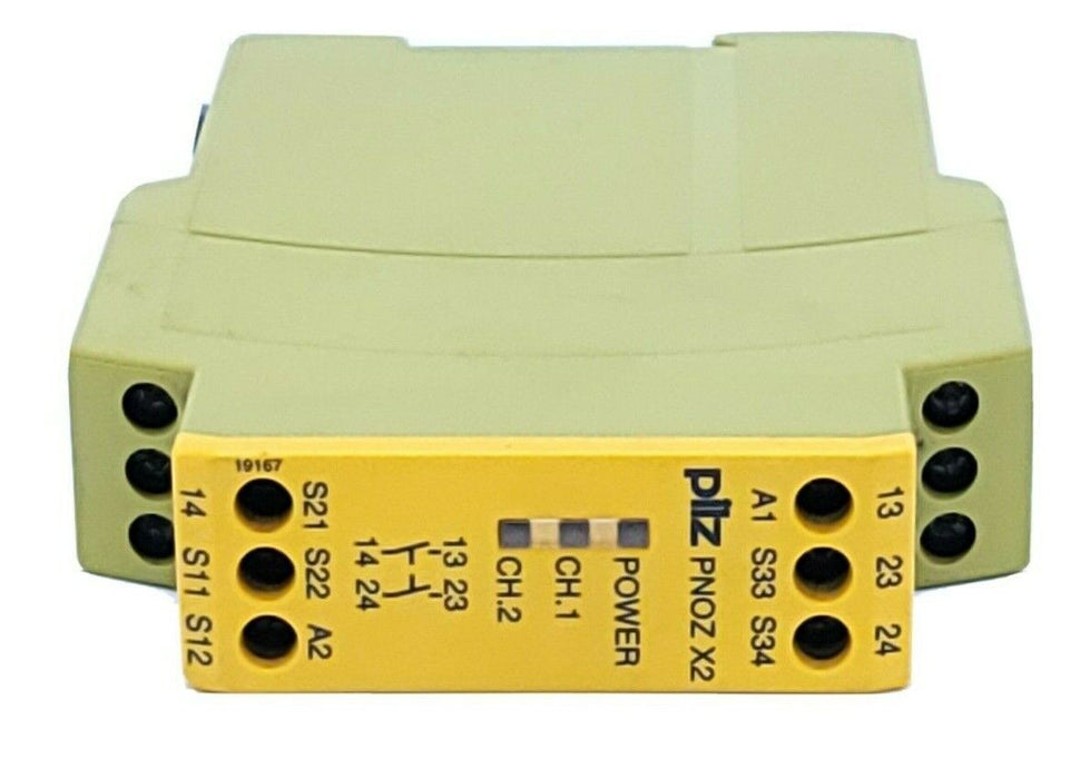 PILZ PNOZ-X5-24VACDC-2N/O SAFETY RELAY PNOZ X2 24VAC/DC 2N/O ID NO. 774303