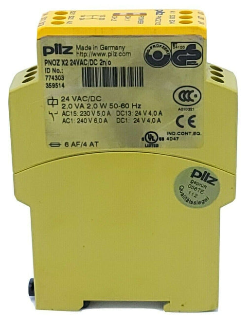 PILZ PNOZ-X5-24VACDC-2N/O SAFETY RELAY PNOZ X2 24VAC/DC 2N/O ID NO. 774303