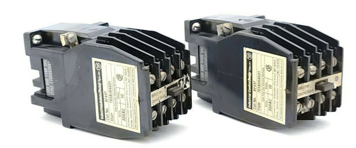 LOT OF 2 WESTINGHOUSE BF44F CONTROL RELAYS STYLE 765A864G01 AMPS 10
