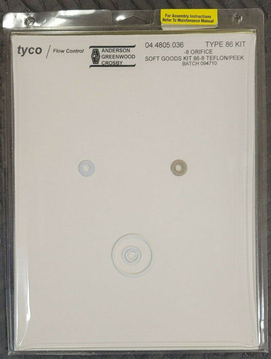 NEW ANDERSON GREENWOOD CROSBY 04.4805.036 TYPE 86 SOFT GOODS KIT