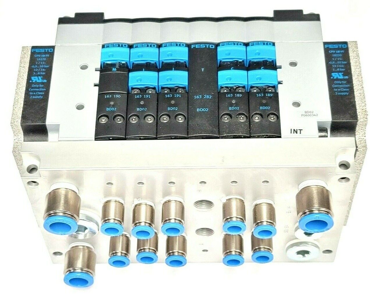 NEW FESTO CPV18-VI 10P-18-6B-FB-R-J-MJJTCC+PA VALVE TERMINAL MAT. NR. 18220