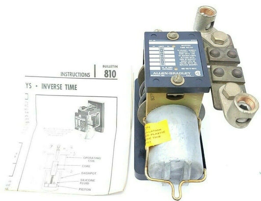 ALLEN BRADLEY 810-A15A INVERSE TIME RELAY 810A15A SER. A