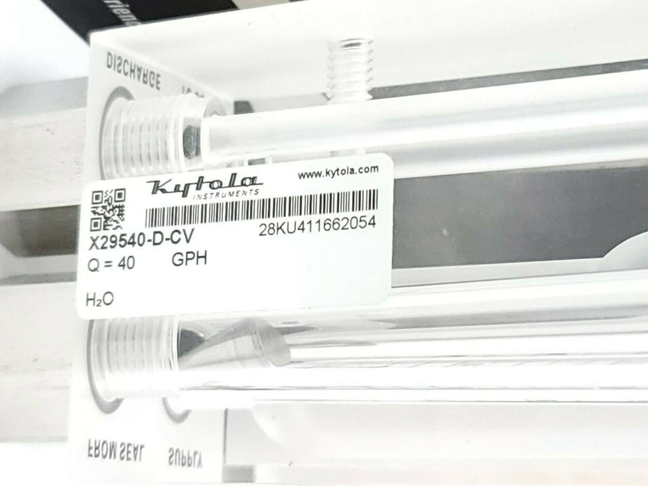 NIB FLOWSERVE KYTOLA X29540-D-CV SEAL GARD II GPH FLOWMETER 0-40 GPH 0-300 PSI