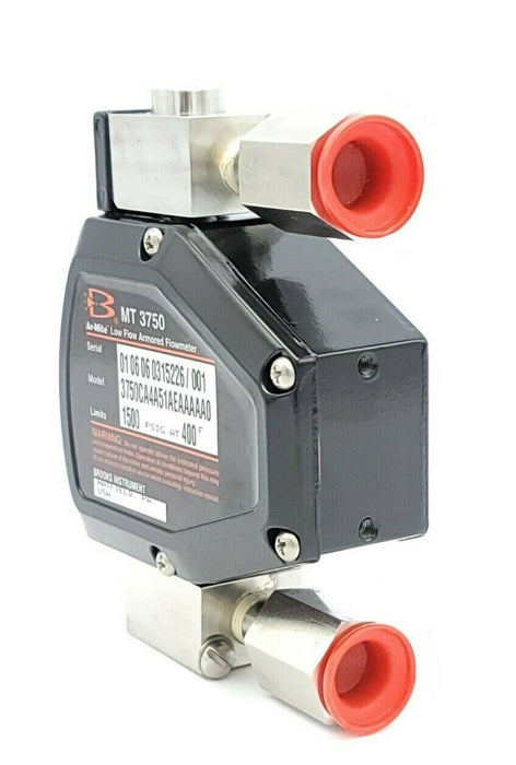 NEW BROOKS INSTRUMENT MT 3750 AR-MITE LOW FLOW ARMORED FLOWMETER 1500PSIG