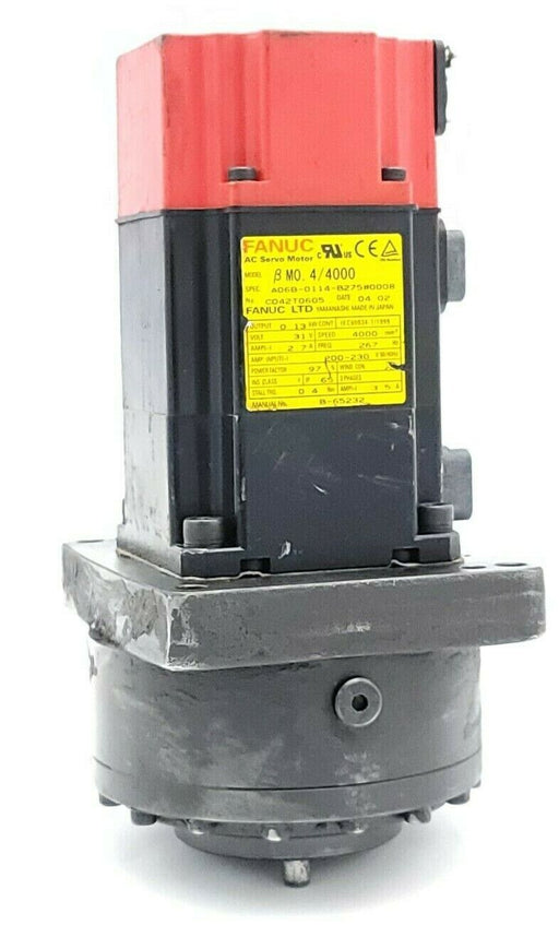 FANUC A06B-0114-B275#0008 AC SERVO MOTOR BM0.4/4000 SPEEP 4000 FREQ. 267