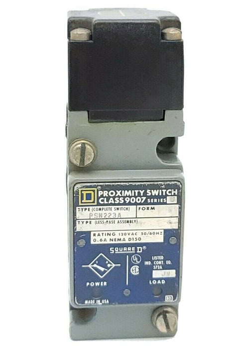 SQUARE D 9007-PSN223A PROXIMITY SWITCH 120VAC 50/60HZ 9007PSN223A SER. C