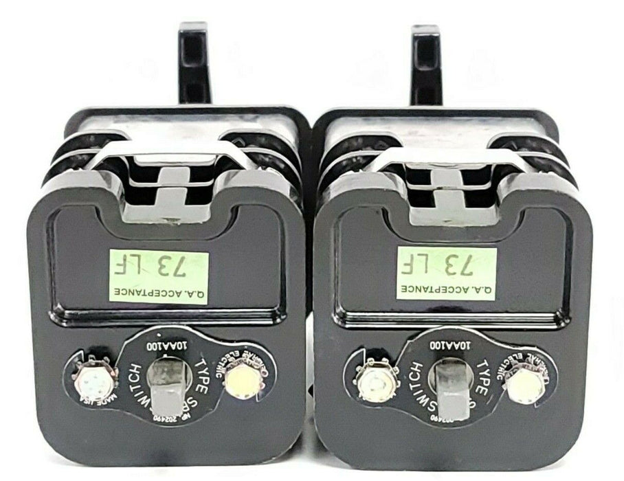 LOT OF 2 NIB GENERAL ELECTRIC 10AA100 BREAKER CONTROLS SBM SWITCHES NP. 202490