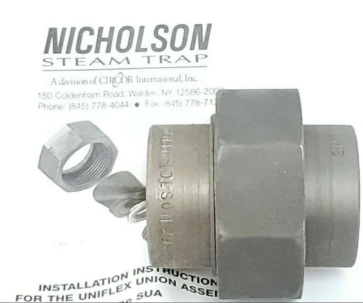 NIB NICHOLSON 6505010 UNIFLEX PIPE COUPLING 1'' CARBON STEEL
