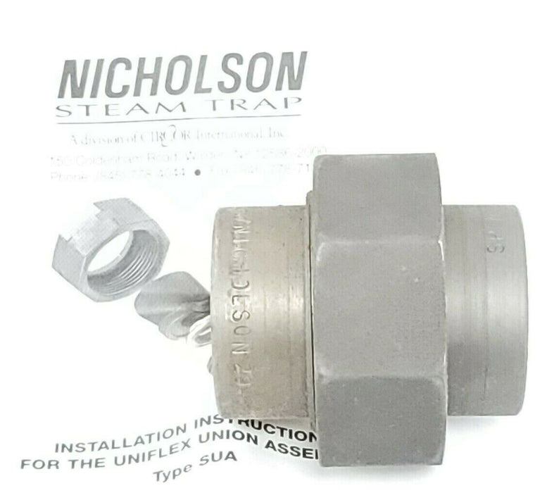 NIB NICHOLSON 6505010 UNIFLEX PIPE COUPLING 1'' CARBON STEEL