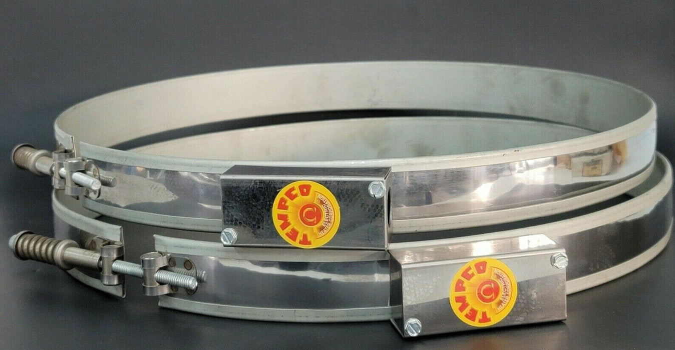 LOT OF 2 TEMPCO MBH33362 1600W 120V HEATER BANDS