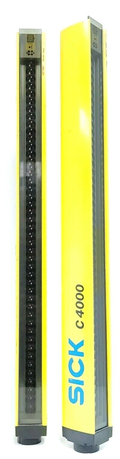 LOT OF 2 SICK C4000 SAFETY LIGHT CURTAINS C40S-0403CA010 RANGE: 0...19M