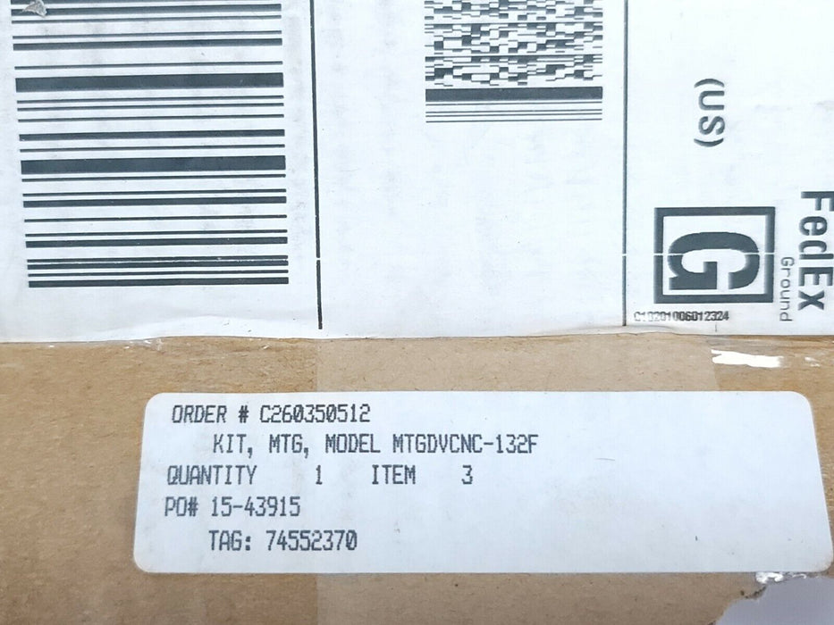 NIB FISHER CONTROLS MTG-225-320393 KIT MTGDVVCNC-132F