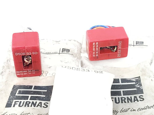 LOT OF 2 NEW FURNAS D50833-92 COILS 208V D5083392