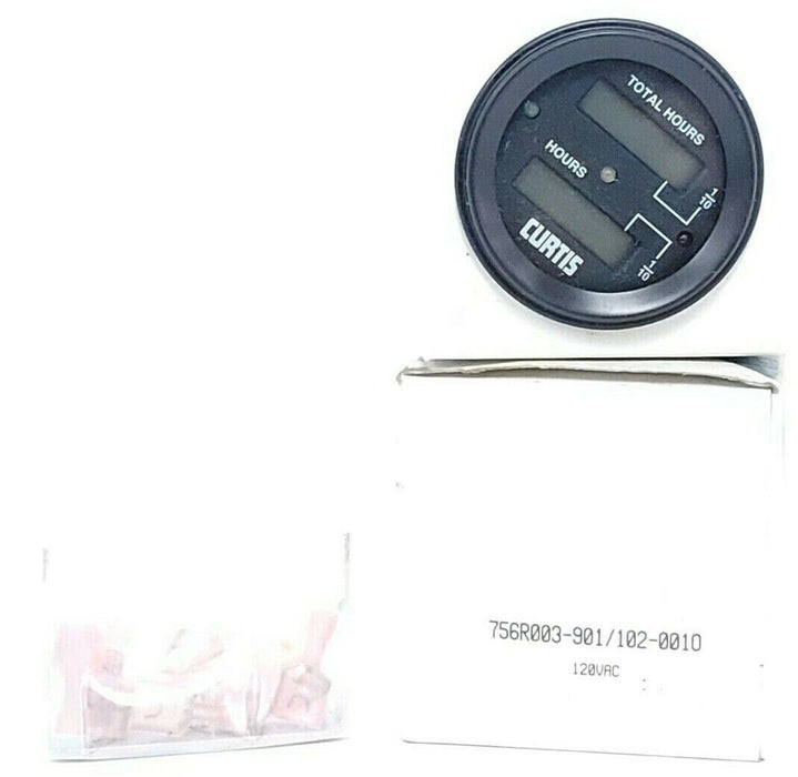 NIB CURTIS 756R003-901/102-0010 ELECTRIC HOUR METER 120VAC