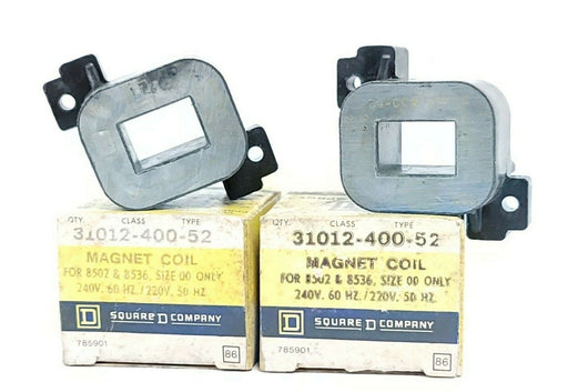 LOT OF 2 NIB SQUARE D 31012-400-52 MAGNET COILS 240V 60HZ 220V 50HZ