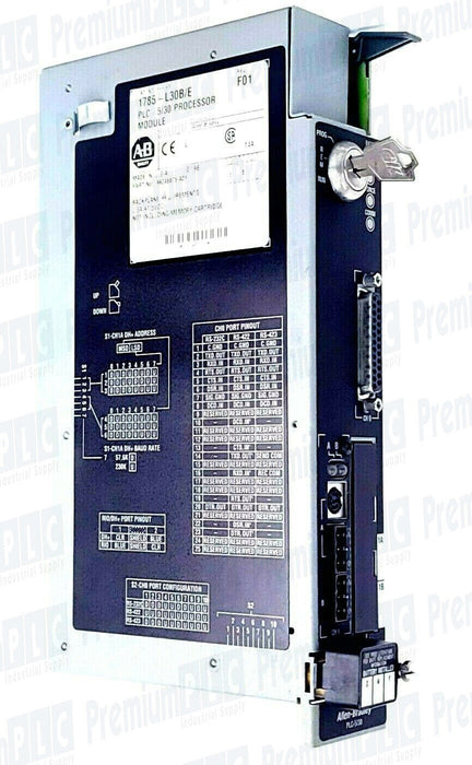 ALLEN BRADLEY 1785-L30B/E PROCESSOR MODULE 1785-L30B SER. E REV. F01 F/W REV. B