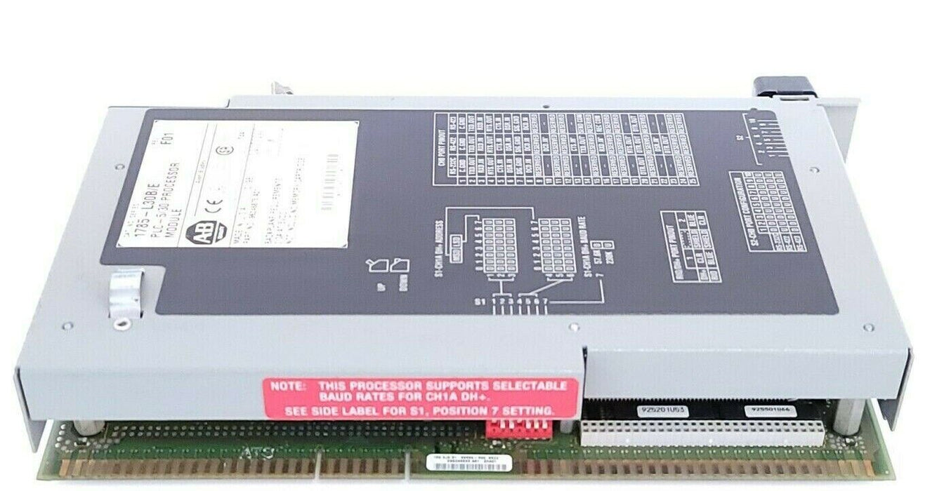 ALLEN BRADLEY 1785-L30B/E PROCESSOR MODULE 1785-L30B SER. E REV. F01 F/W REV. B